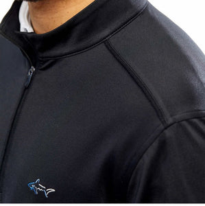 Greg Norman Men's Micro Fleece Lined Quarter Zip Pullover Top, Medium