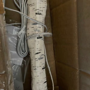 "As Is" Indoor/ Outdoor 3' Birch Tree with Remote and Twinkle White,