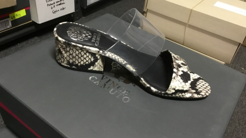 Vince Camuto Heeled Sandals - Caveera, Size 6.5 - Midtown Bargains