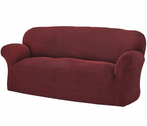 Paulato by Gaico Roma 3-Seater Stretch Furniture Cover, Crimson Red - Midtown Bargains