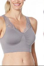Rhonda Shear 3-pack Ahh Bra with Lace Neckline - Midtown Bargains