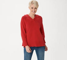 Martha Stewart Hooded Pullover Sweater Medium White - Midtown Bargains