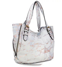 Aimee Kestenberg Leather Convertible Shopper Chalk Pink, - Midtown Bargains