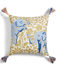 Martha Stewart Elephant 18" x 18" Decorative Throw Pillow - Midtown Bargains