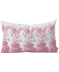 Pineapple Blush Jungle Oblong 23”x14” Decorative Pillow - Midtown Bargains
