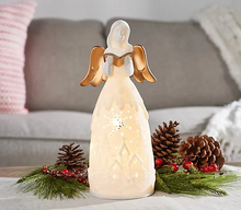 10" Illuminated Porcelain Holiday Figure by Valerie - Midtown Bargains