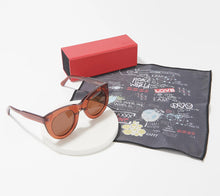 Peace Love World Reflective Soho Sunglasses, Tank - Midtown Bargains