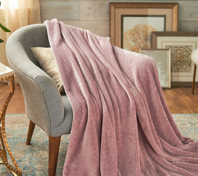 Berkshire Blanket Velvet Soft Large Braid 60