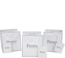 Set of 3 Mini Rose & Foliage Arrangements with Gift Bags by Peony Raspberry, - Midtown Bargains