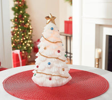 Illuminated Wax Tree with Interior Rotating Scene by Valerie - Midtown Bargains