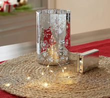 Set of 3 Illuminated Snowflake Hurricanes by Valerie Gold, - Midtown Bargains