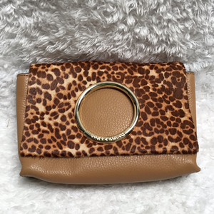 Vince Camuto Haircalf Leather Belt Bag - Kimi Natural Leopard, - Midtown Bargains