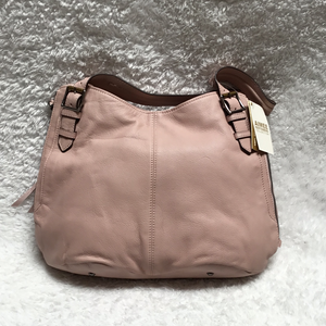 Aimee Kestenberg Leather Convertible Shopper Chalk Pink, - Midtown Bargains