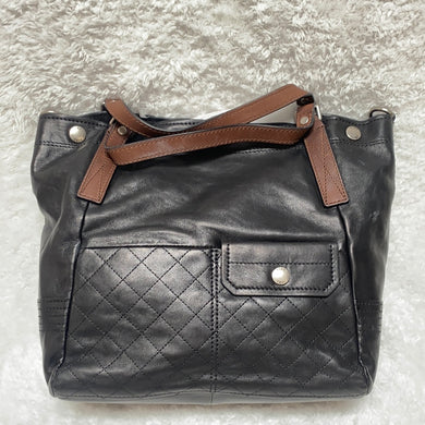 Frye Leather Samantha Quilted Shoulder Bag Black, - Midtown Bargains