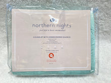 Northern Nights Cotton Embroidered Coverlet with Sham - Twin - Midtown Bargains