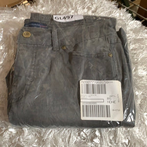 Isaac Mizrahi Live! Petite TRUE DENIM Boot Cut Jeans Grey	Petite 2 - Midtown Bargains