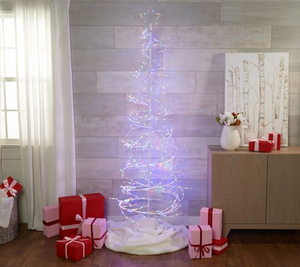 Kringle Express Indoor/Outdoor 7' Spiral LED Christmas Tree