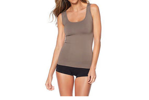 Nearly Nude 3pack Seamless Compression Shaping Tank in Black/Mocha/White - Midtown Bargains