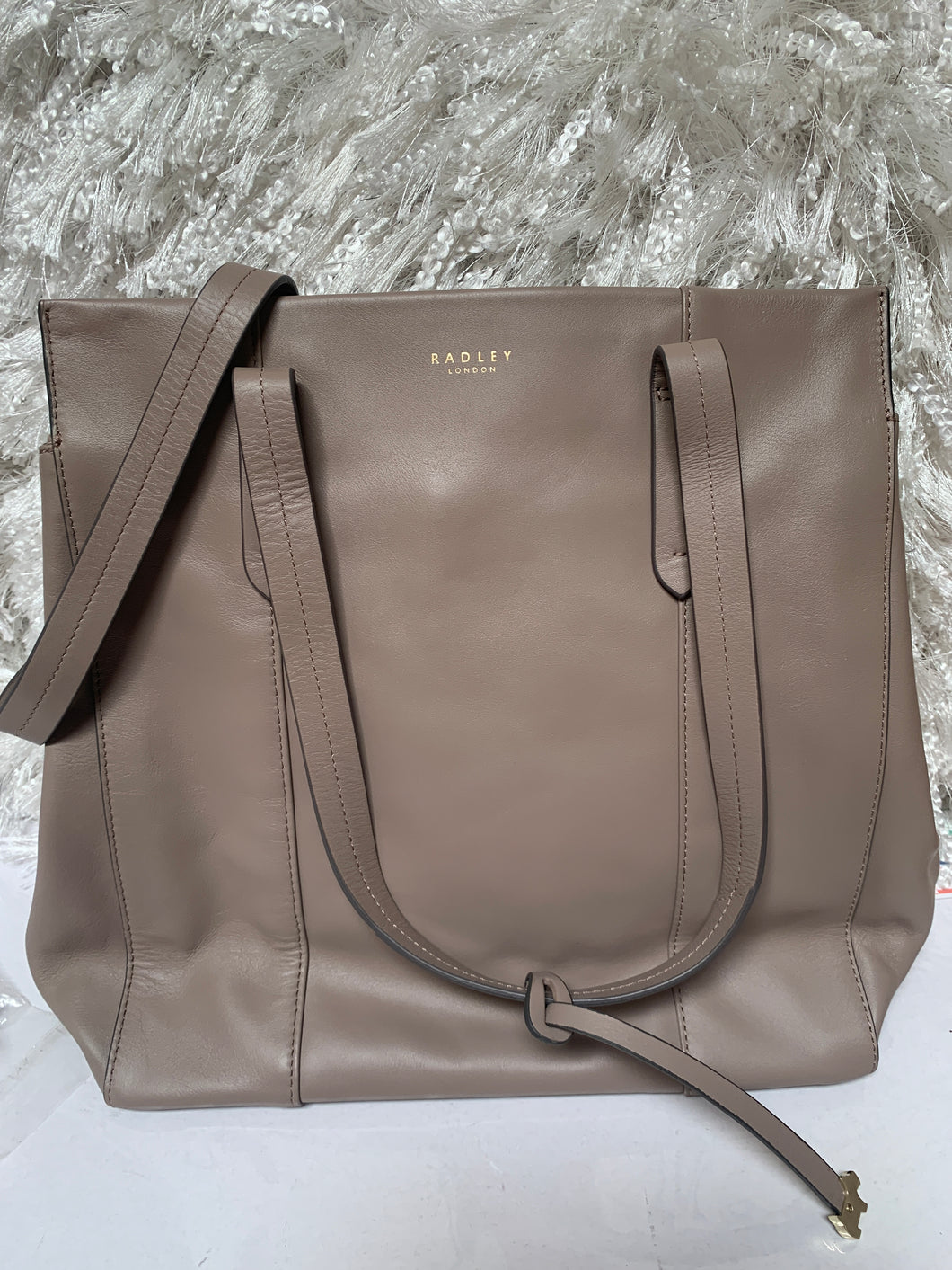 RADLEY London Leather Tote Bag, Mink - Midtown Bargains