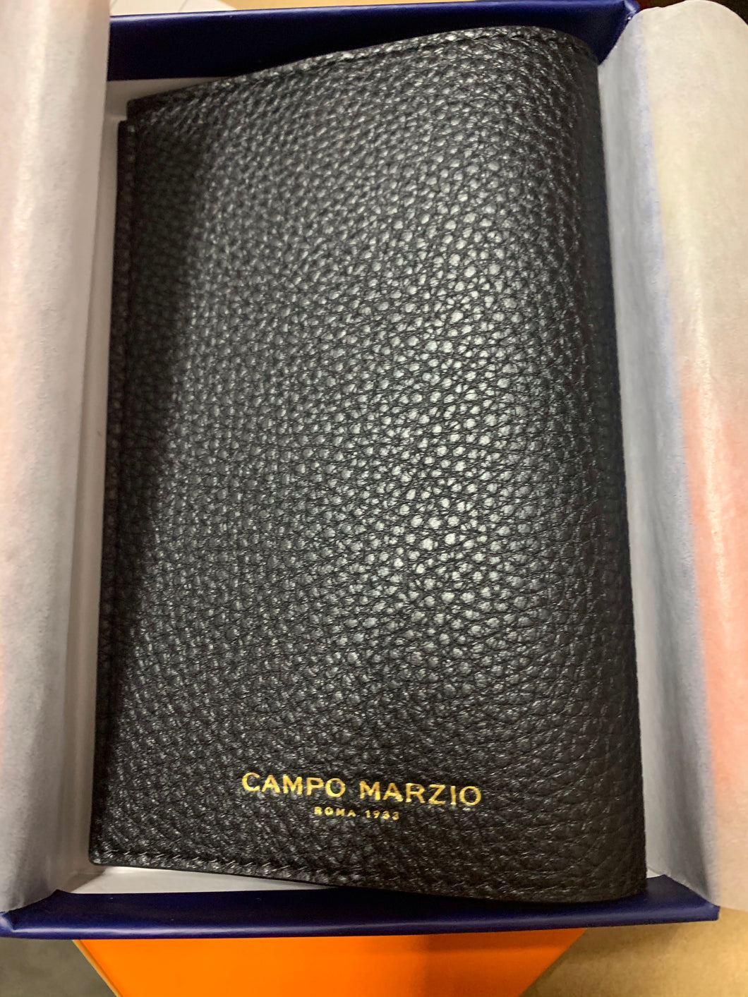 Campo Marzio Leather Passport Holder - Midtown Bargains
