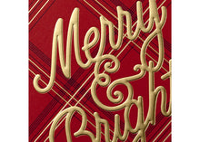 Hallmark 10ct Signature Standard Merry Bright Plaid Holiday Boxed Cards - Midtown Bargains
