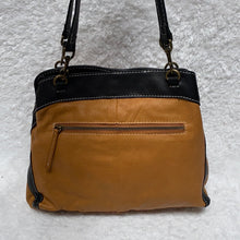 American Leather Co. Leather and Suede Shopper - Brookfield CafeLatte/Black, - Midtown Bargains