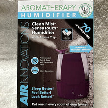 Air Innovations Clean Mist Humidifier with Sensa Touch and Aroma Tray Plum Color