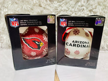 NFL Set of 2 6" Ornaments by Evergreen, Arizona Cardinals, - Midtown Bargains