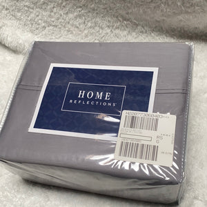 Home Reflections 800 Thread Count Cotton Blend Sheet Set w/ Extra Cases - Midtown Bargains