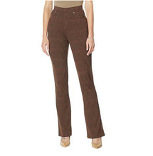 DG2 by Diane Gilman Pull-On Stretch Ponte Boot-Cut Pant, Size Petite Small - Midtown Bargains