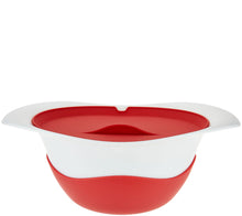 Colandish Colander & Serving Dish with Silicone Lid, All-White Color - Midtown Bargains