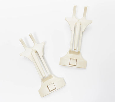 Lid Dripper Set of 2 Universal Kitchen Lid Lifter Tool Almond White, - Midtown Bargains