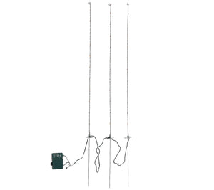 Bethlehem Light Set of 3 Battery Op Outdoor Meadow Grass Stakes White, - Midtown Bargains