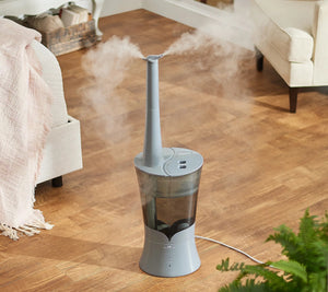 "As Is" Air Innovations Clean Mist Top Fill Humidifier W/Aroma Pad Black, - Midtown Bargains